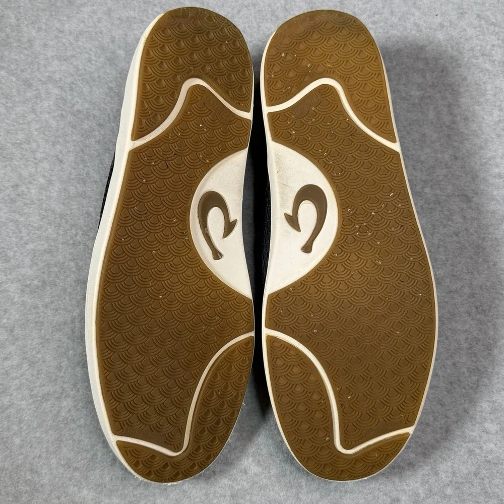 Olukai Lae'ahi Slip On Mens 14 Blue Mesh Lightweight Comfort Beach Shoes Sneaker